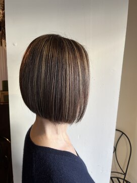 白髪ぼかしハイライト