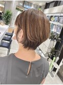 白髪ぼかしハイライト ナチュラルベージュ ママにおすすめ