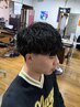 【河野指名】扱いやすいメンズカット+パーマ 10,450(税込)~