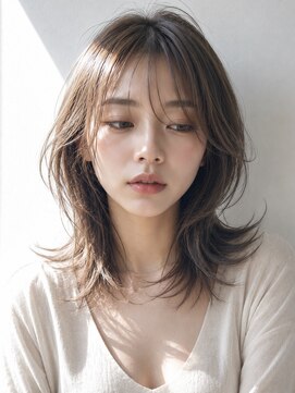ヘイ 松本店(HEY) 【HEY 松本】透明感アッシュベージュ×ロングくびれレイヤー