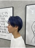 メンズブリーチカラーブルーカラー所沢