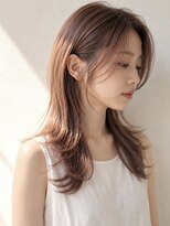 ヘイ 松本店(HEY) 【HEY 松本】くびれロングレイヤー×ピンクベージュ