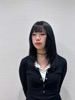 hyon myon/RISEbyREVO 綾瀬店【ヒョンミョン】&nbsp;ハッシュカット/デザインカラー/グレージュ[綾瀬駅/韓国ヘア]