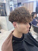 ロンドシエル 横浜(Lond ciel)&nbsp;men's/メンズ/フェザーパーマ/黒染め/韓国/顔周り/波巻き/横浜