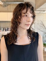 ハイジア(hygea)&nbsp;30代40代外国人風☆ゆるふわパーマウルフパーマ☆ロングウルフ