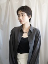 ポートラブ(Portlove)&nbsp;ベリーショート　ピクシーショート　オン眉　大人ショート　30代