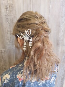 ルフトヘア 南千住 卒業式～袴スタイル～