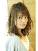 【The C 涼】ニュアンス毛で小顔◎柔らかミディ☆