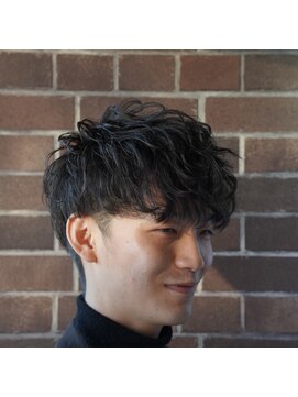 ブルズカット(BULLS CUT) マッシュMIXパーマ　【葛西/西葛西/メンズ美容室】