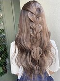 【marshu  OSAKA Style】透け感×ハイライトベージュ