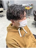 ツーブロック/メンズマッシュ/波巻きスパイラルパーマ