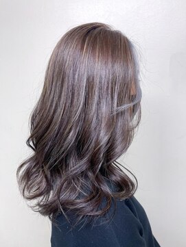 オアシス ガーデン 中山店(Oasis GaRDEN) 極細ハイライト×スモーキーグレージュ