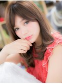 斜めバンググレイアッシュ外国人風大人巻きa志木20代30代40代