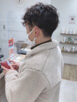 モリオフロムロンドン 松戸店(Morio from London)&nbsp;【松戸 岩口】ツイスパーマツーブロックマッシュショート