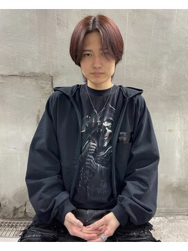 ロイジー(roijir) メンズカラー×ワインレッド