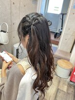 ルフレ 新宿歌舞伎町店(Reflet)&nbsp;リボンアレンジ/ヘアセット/リボン/ハーフツイン/ハーフアップ