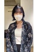 大人気　インナーカラー　ブルーラベンダー