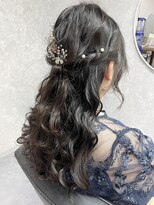 エノルア(enorua)&nbsp;ゆるふわハーフアップ