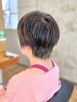 ポルム パプリカ(polum paprika)&nbsp;極細ハイライト個性的大人可愛いショートボブ20代30代40代