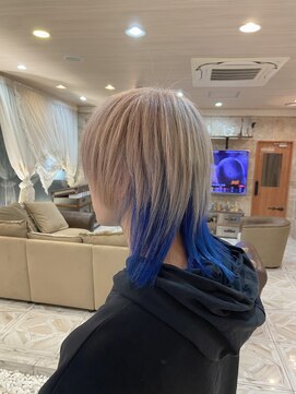 シャンティ 平岸店(Shanti) ○派手髪/インナーカラー/ホワイトパール○菅野裕太