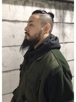 アストロ デザイン オブ ヘアー(ASTRO design of hair)&nbsp;ハイライト/ツーブロックマッシュ/束感/波巻き/高田馬場/七三分