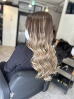 ラフ 難波店(LAFF) #黒髪#ボブルフ#ネビージュ#小顔#ワンレン