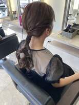 マイノリティー 石橋店(Minority)&nbsp;結婚式SET　リボンアレンジ　お呼ばれヘアー