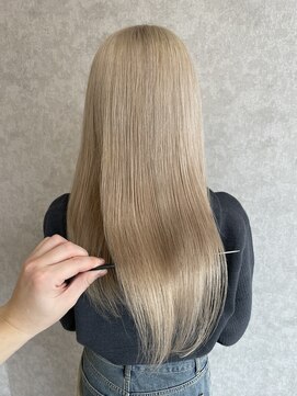 レガシーヘアーデザイン(Legacy hair design) 【Taku】ミルクティーブロンド♪　天神/今泉