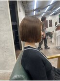 平行ボブ/パツッとボブ