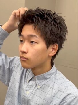 エルマーク 枚方(L-MARK) スパイキーショートザクザクショートアップバングツーブロック