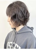 <外ハネボブゆるふわパーマボブ大人ボブ顎ラインボブ30代40代3