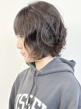 モリオ(morio) ＊外ハネボブパーマゆるふわパーマボブ大人ボブニュアンスパーマ