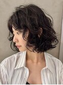 ボブパーマ /コールドパーマ /簡単スタイリングヘア /パーマボブ