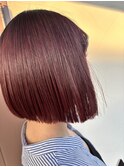 20代30代40代美シルエット シースルーバング前下がりミディアム