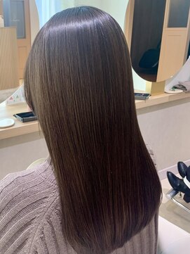 ラ ブランシュ 大宮(La Blanche) 大宮/ワインレッド/マロンベージュ/レイヤー/韓国ヘア