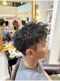 ピンパーマ×アップバング☆