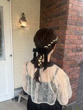 ガーデンニューヨーク GARDEN NEW YORK 結婚式お呼ばれヘア♪