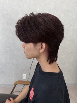 ジーナ 天神(Zina) 韓流センターパートウルフ/レッドカラー