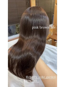 チェリーコークガーデン(CHERRYCOKEGARDEN) ピンクブラウン