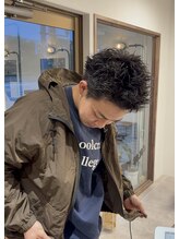 【スパイキーショート×ピンパーマ】