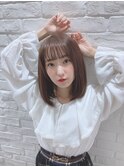 ナチュラル丸美ボブ