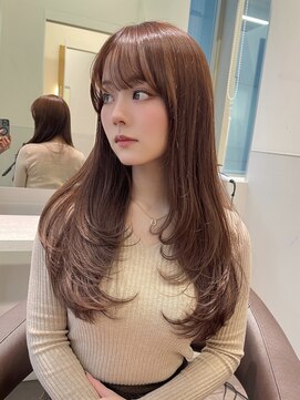 パルス ヨコハマ(PULSE yokohama) 韓国レイヤーカットピンクブラウン