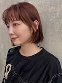 カット パーマ 前髪パーマ ボブ ボブパーマ 顔まわりカット