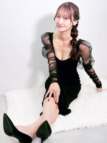 ステラ(Stella)&nbsp;銀座ヘアセット。宣材サロモ編。CUTEなサイド編み下ろしVOL2.0