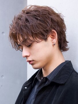 フィフス 札幌大通(fifth) 札幌シャドウパーママッシュウルフメンズパーマセンターパート