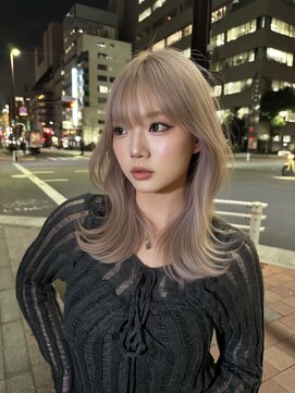 ロンドロゼ 池袋(Lond rose) くびれミディアム ミルクティーベージュ