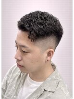 ヘアスタジオ ロメオ(hair studio Romeo)&nbsp;サイドパートフェードパーマ