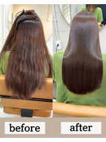 ツム(tumu)&nbsp;髪質改善で叶える艶ロングストレート