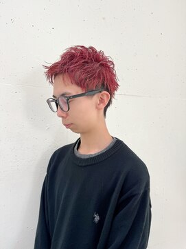 アンバー(Amber) pink × スパイキーショート