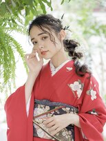 シャルメ 三宮店(CHARMER)&nbsp;成人式におすすめ！編みポニースタイル